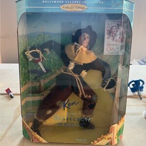 Mattel Ken The Scarecrow Doll - Brown and Yellow